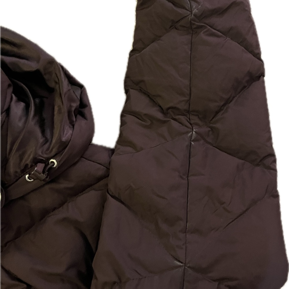 Purple North face MISS METRO PARKA down coat jacket - Size medium - Picture 4 of 6
